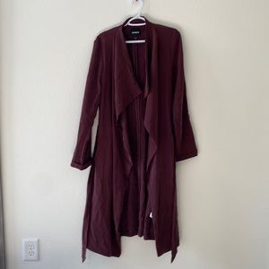 Maroon Express Trench Jacket